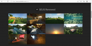 the seus renewed shader pack for minecraft 1.12