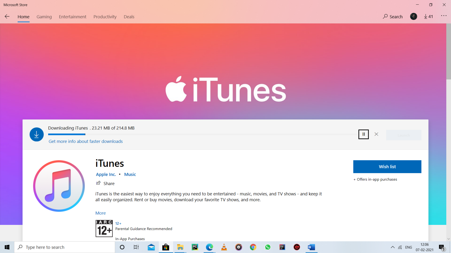 download itunes for windows