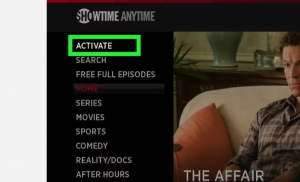 activate showtime anytime apple tv from ipad