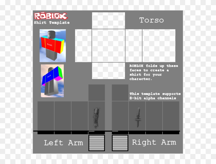 roblox clothing template